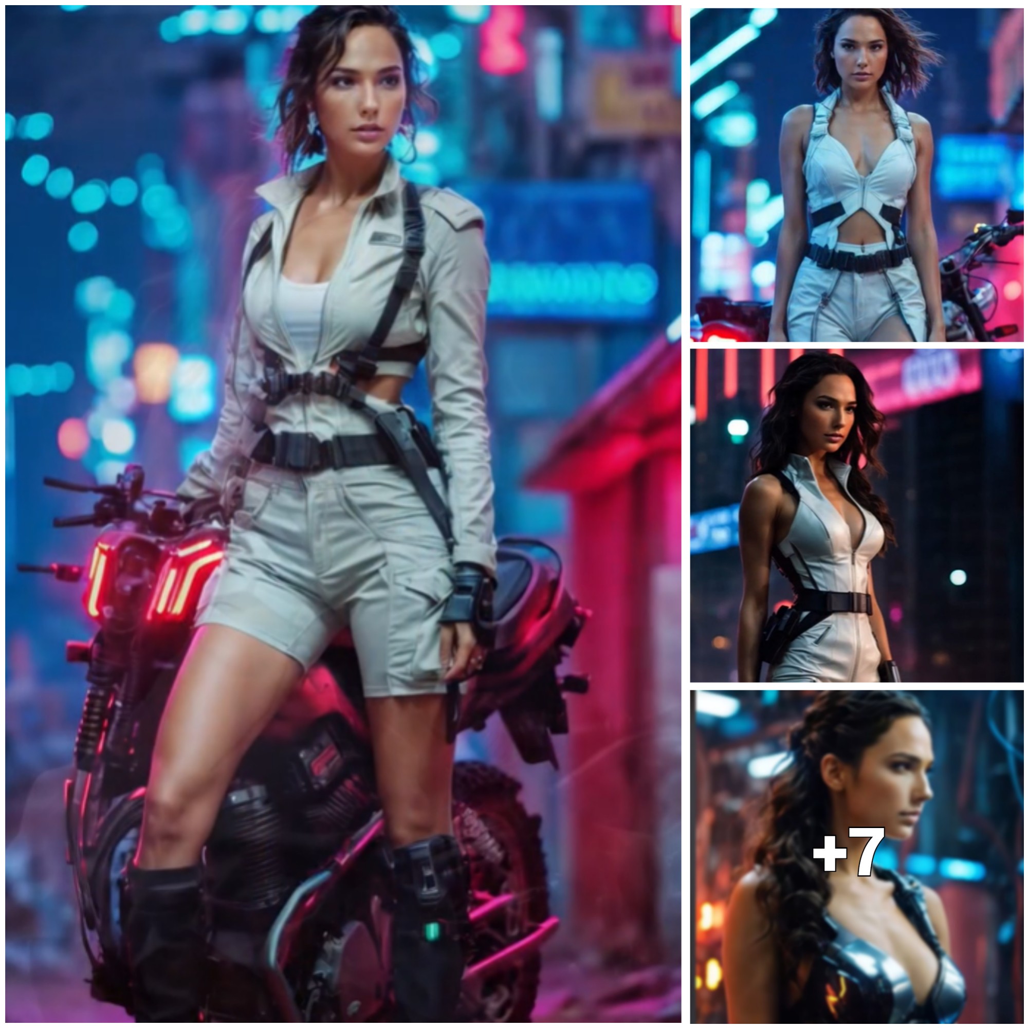 Gal Gadot’s Imaginary Cyberpunk 2077 Wardrobe Unveiled in Lookbook