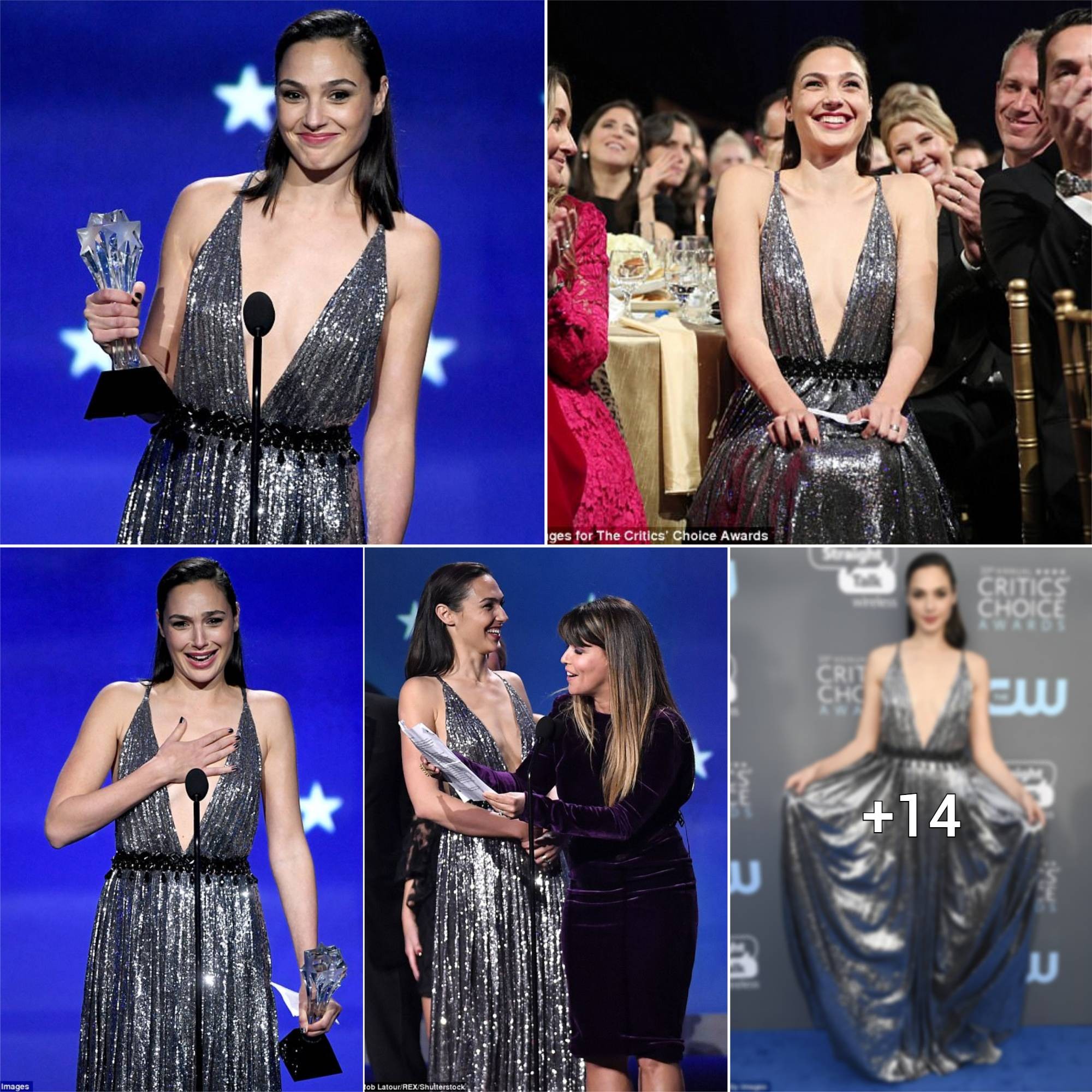 Gal Gadot Shines in Heavenly Attire as She Honors #MeToo Movement at Critics’ Choice Awards