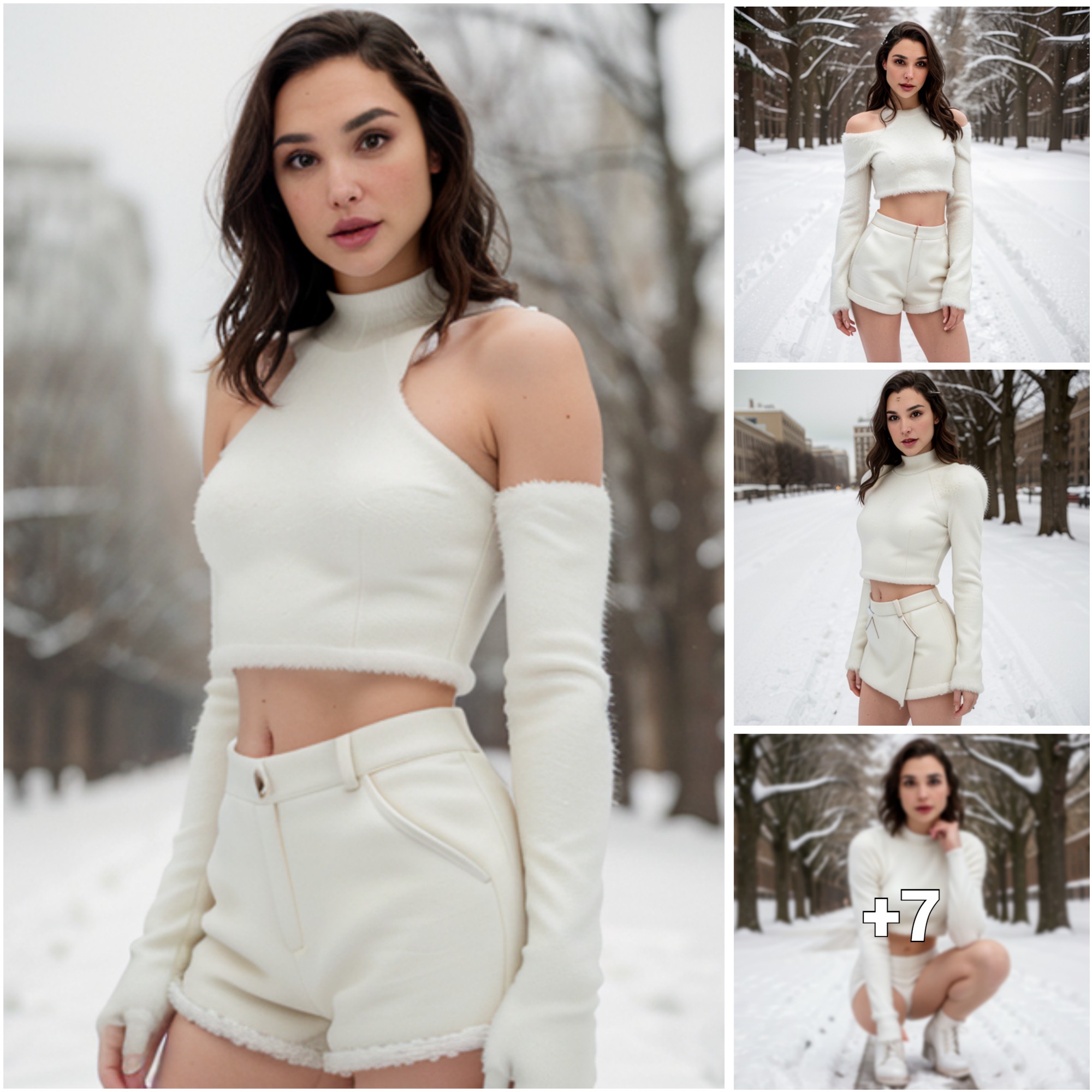 Gal Gadot Poses Adorably on a Dreamy Road in Alaska, Embracing Winter’s Beauty ‎