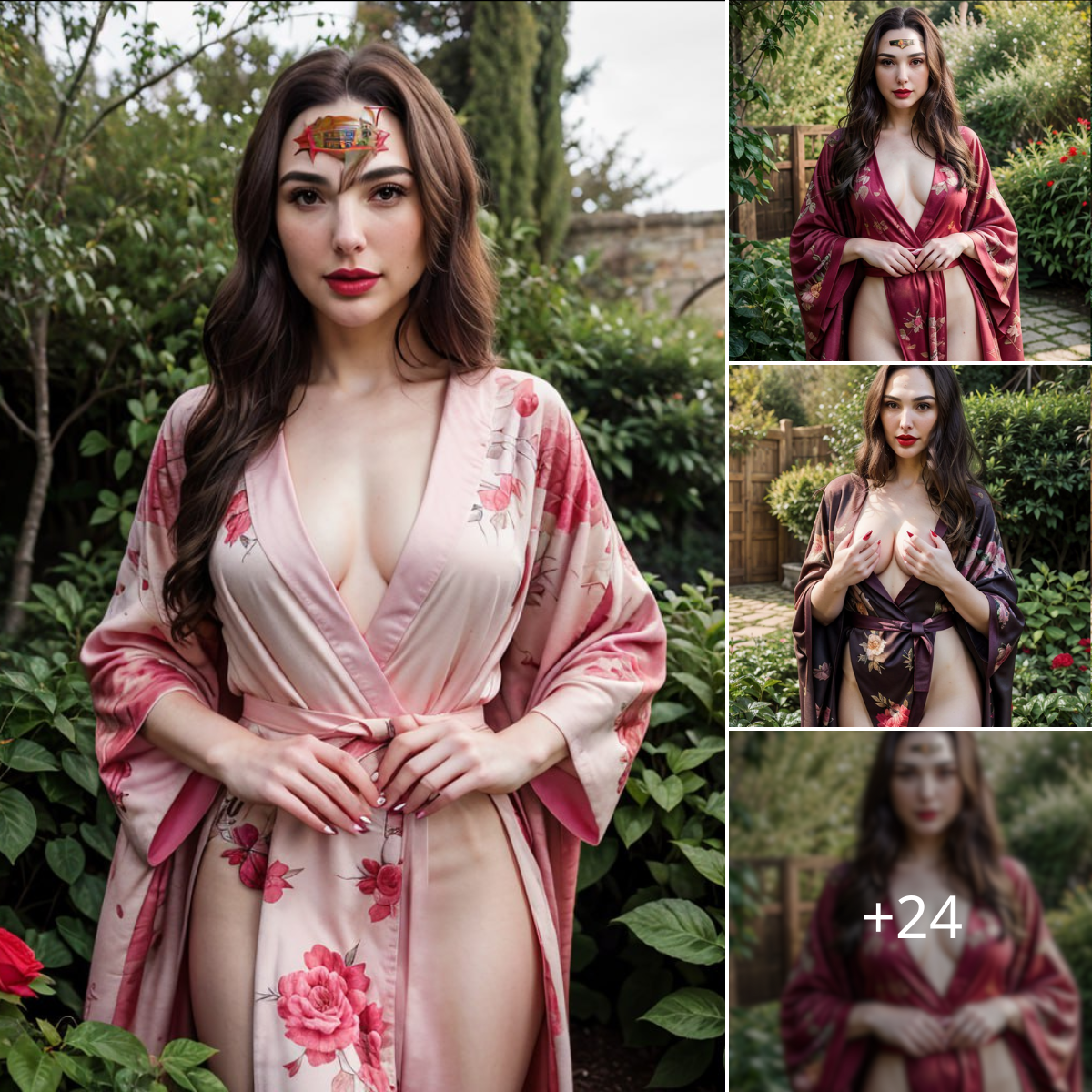 “Gal Gadot’s Garden Escape: Embracing Tranquility in Comfort” ‎