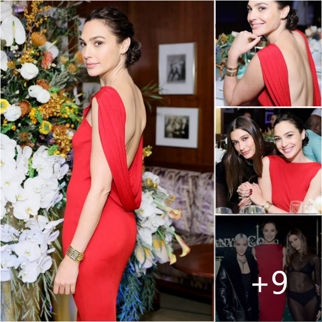 Gorgeous in Crimson: Gal Gadot’s Alluring Backless Gown Steals the Show at Tiffany & Co’s Celebrity Event