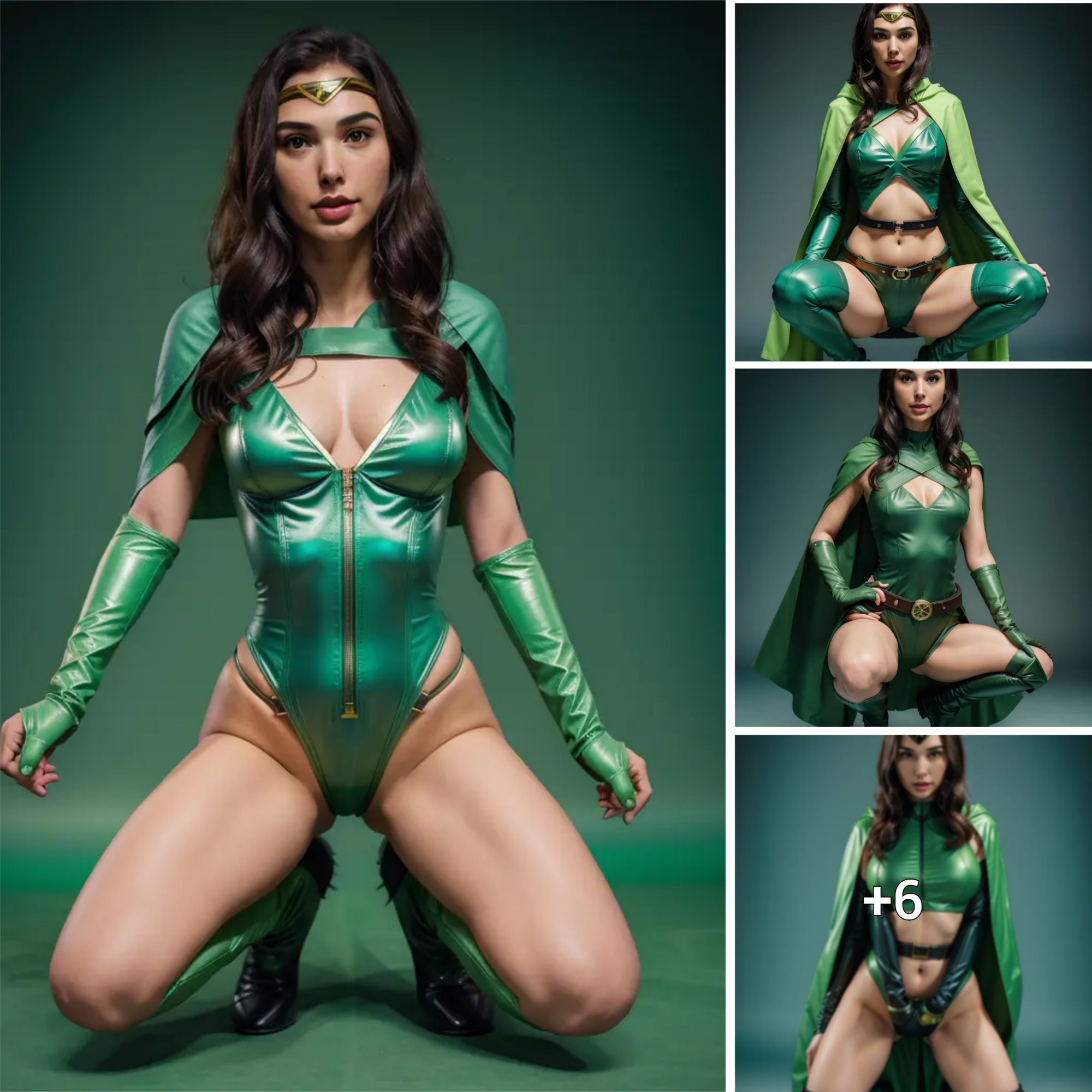 Gal Gadot: Timeless Elegance in a Captivating Green Leotard