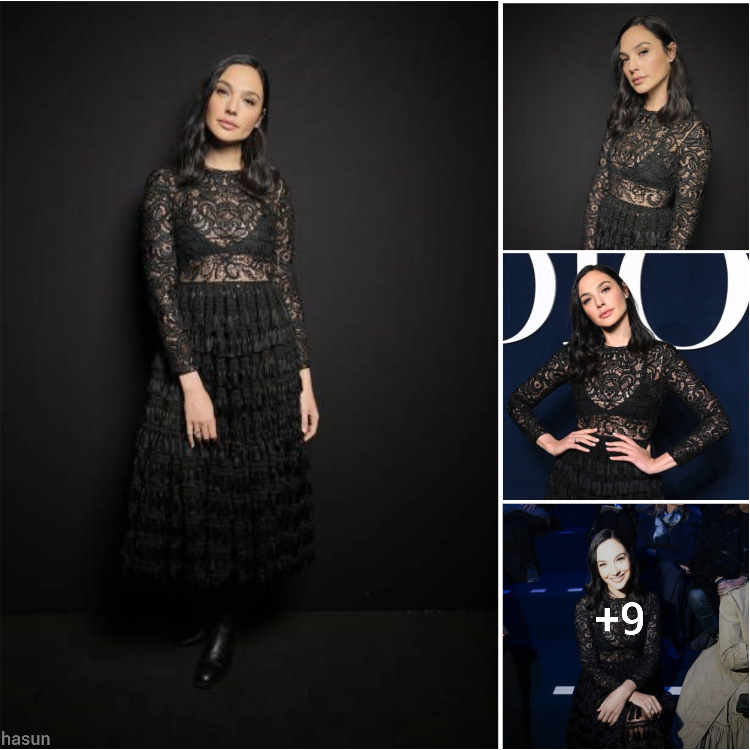 Gal Gadot attends the Christian Dior Womenswear Fall Winter 2023-2024 show as part of Paris Fashion Week in Paris, France.