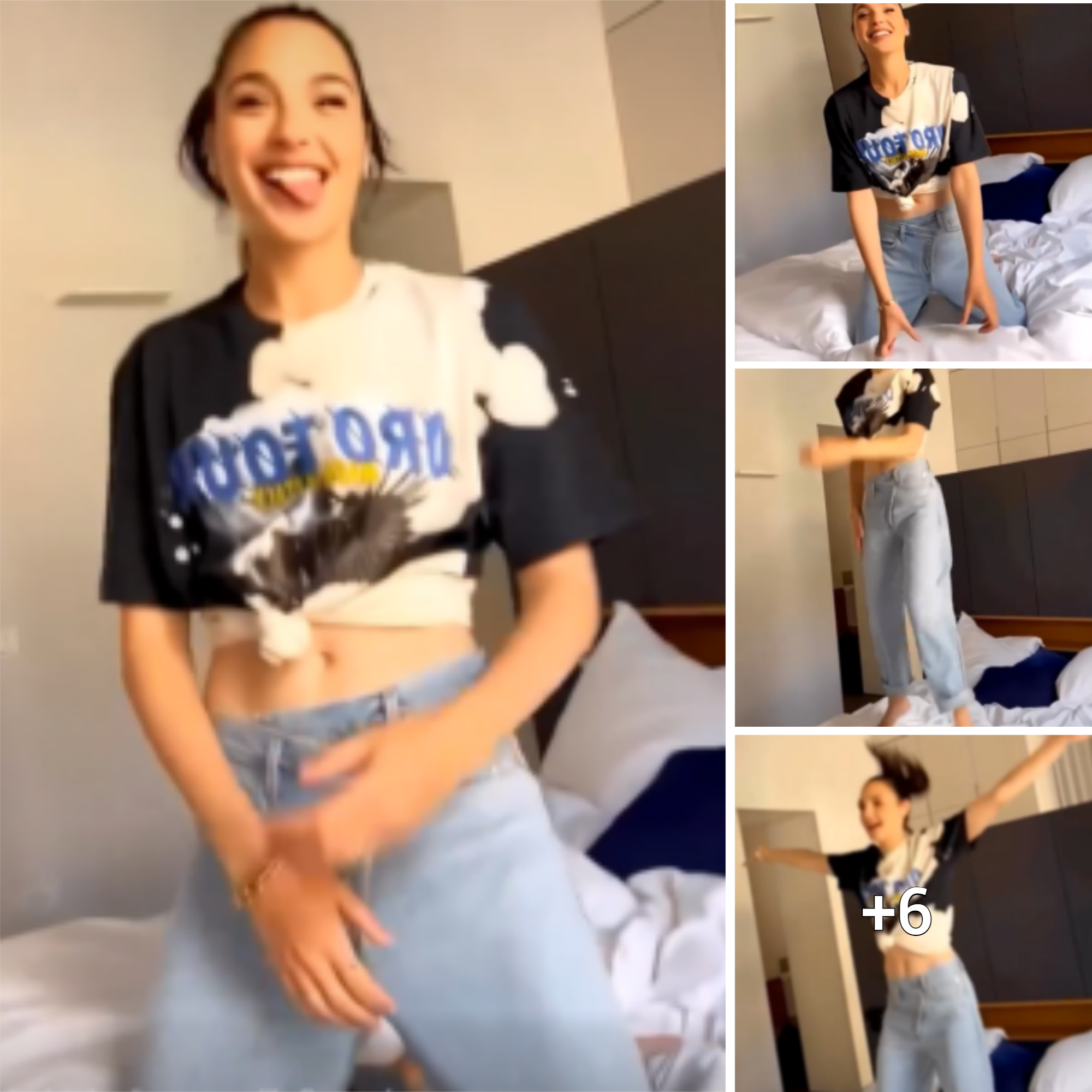 Revitalize Your Weekend: Bounce into Action with Gal Gadot in Mattress Workout Sesh