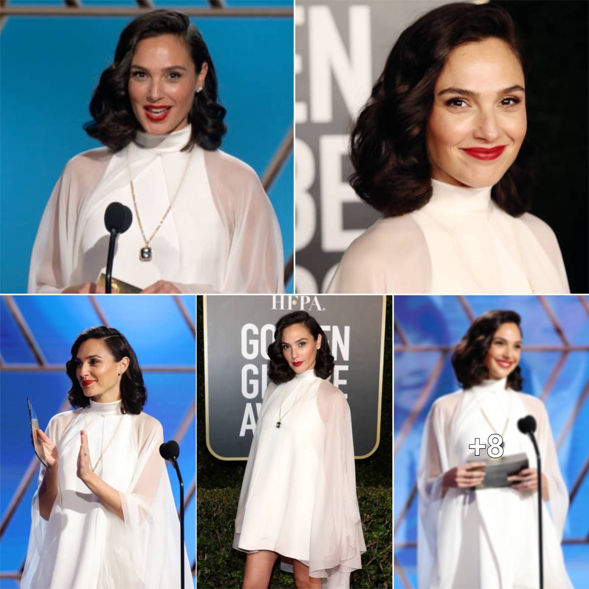 Gal Gadot’s Inspiring Speech in White Dress at the 78th Annual Golden Globe Awards: A Moment of Elegance and Empowermen