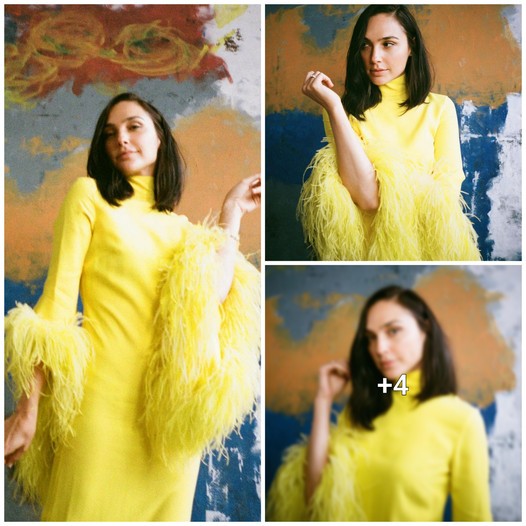 Unveiling Radiance: Gal Gadot’s Makeup-Free Elegance in a Yellow Dress ‎