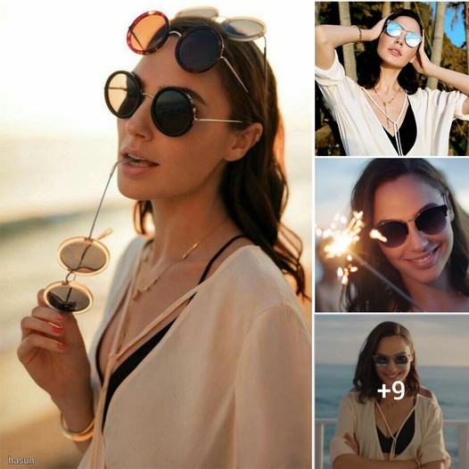 Stylish Summer Vibes: Gal Gadot Shines in Beachside Fashion Glasses