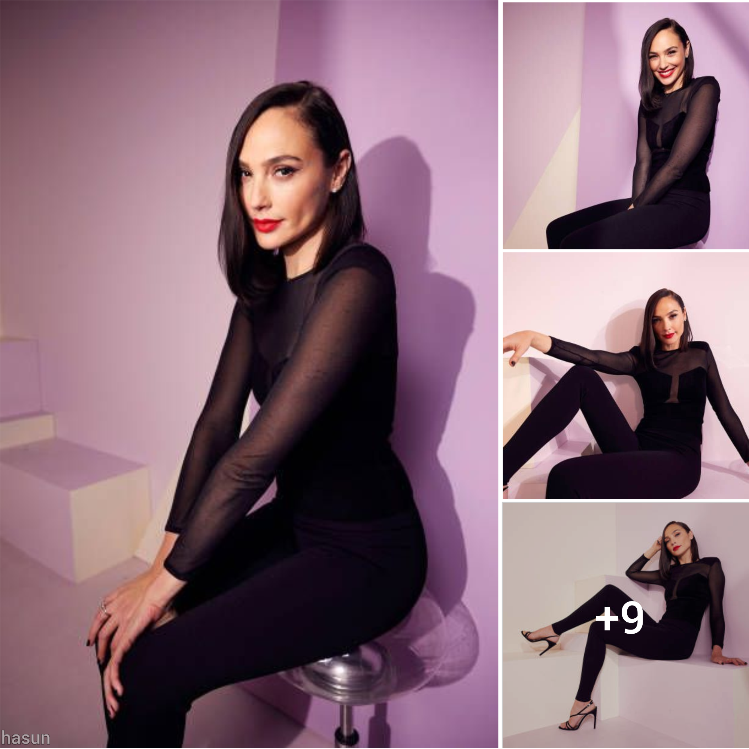 Gal Gadot strikes a super cool pose at IMDb’s Official Portrait Studio at the Anaheim Convention Center in Anaheim, California