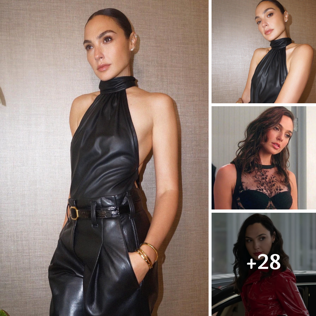 See Gal Gadot Dressed In All Leather