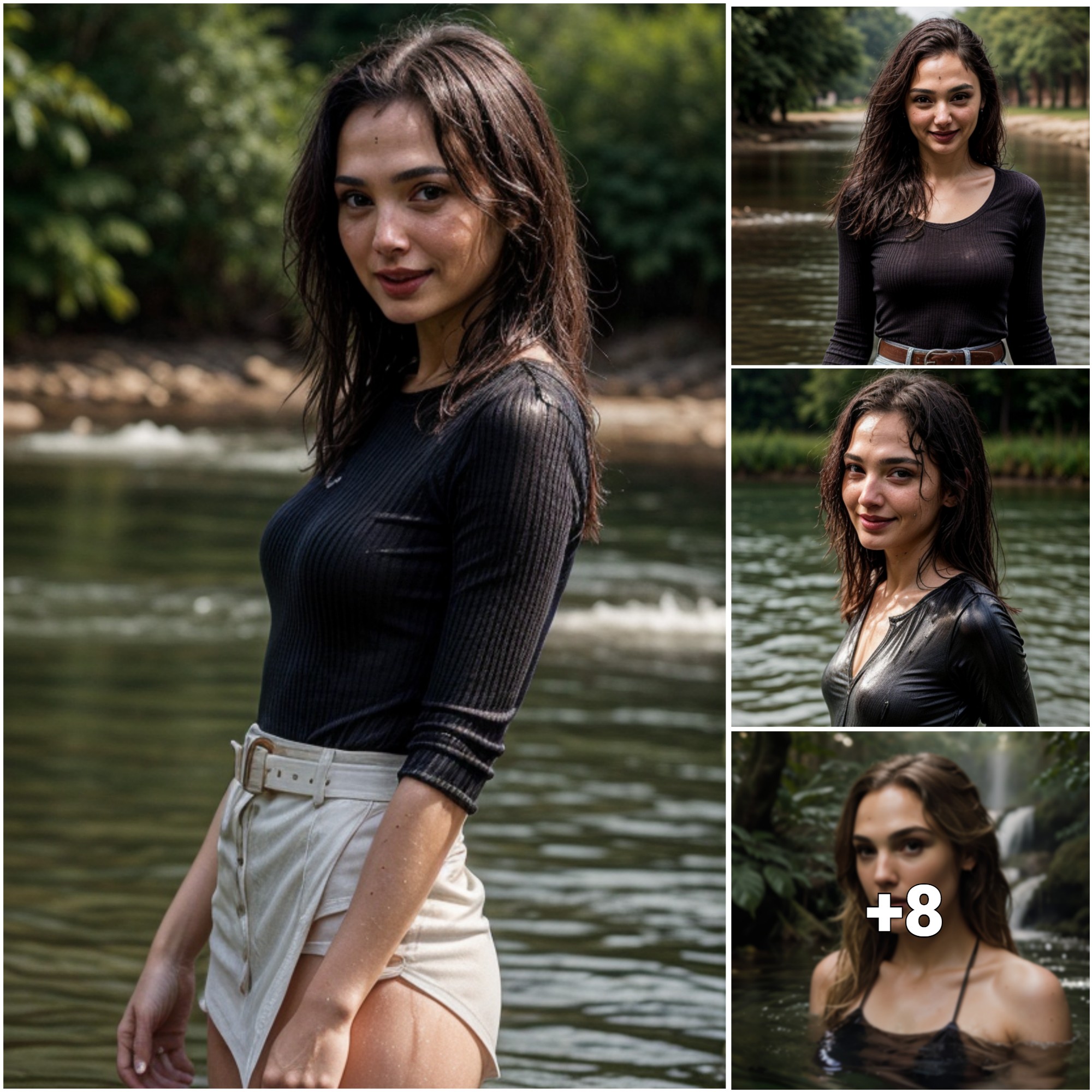 Gal Gadot’s Adventure Exploring Enchanting Waterfalls and Natural Beauty ‎