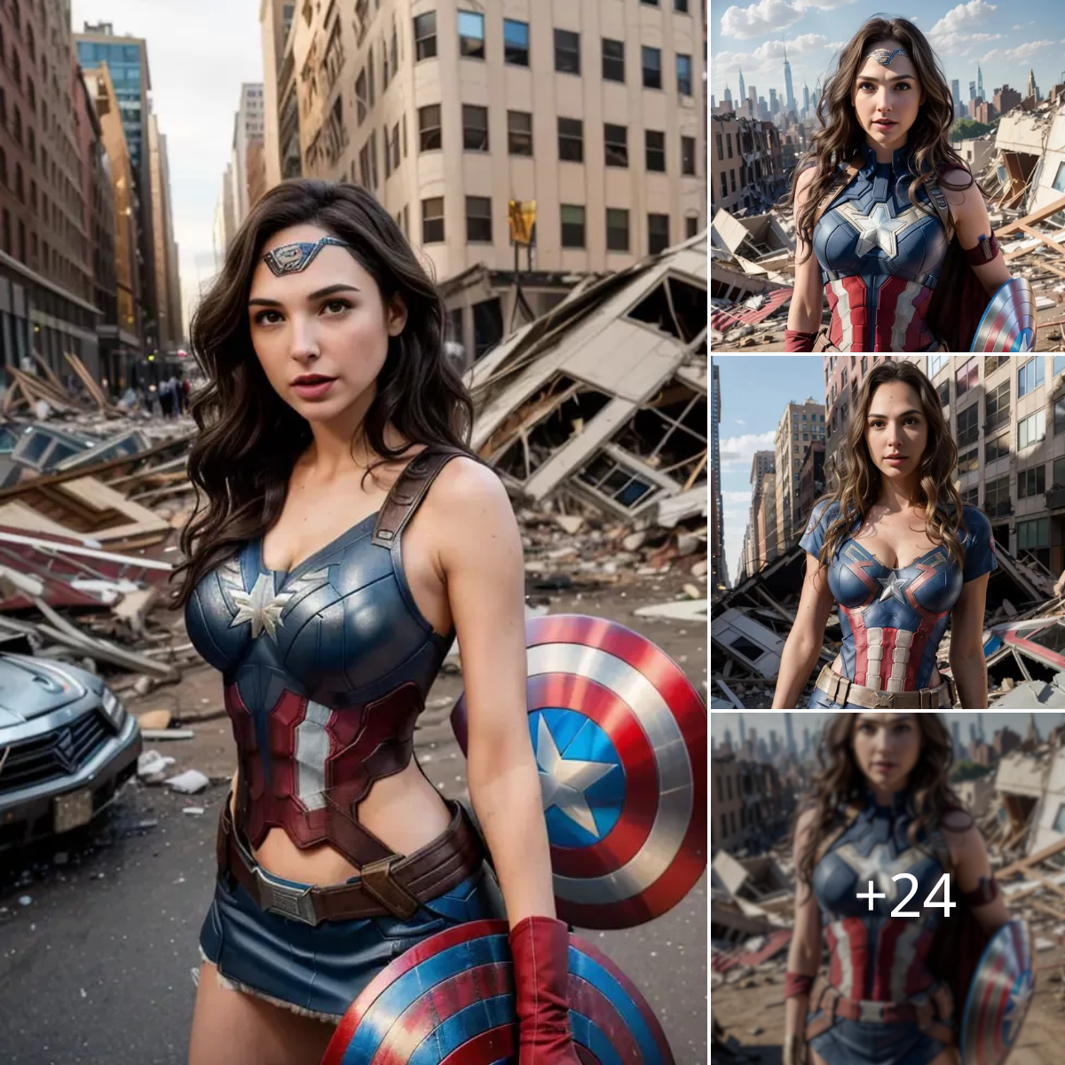 Gal Gadot’s Captain America Transformation: A Marvelous Metamorphosis ‎