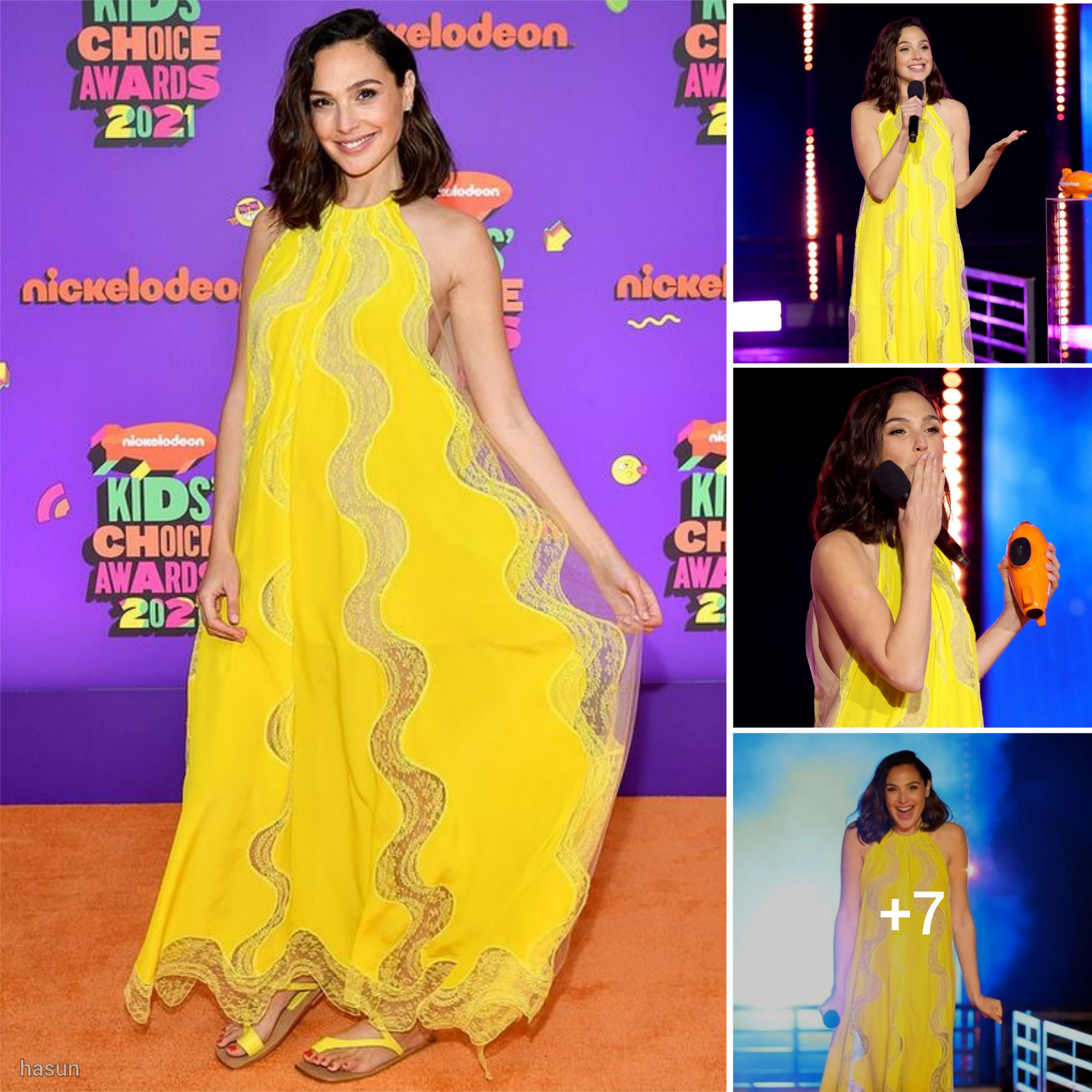 A Star-Studded Affair: Hailey Bieber, Heidi Klum, and Expectant Gal Gadot Shine at the 2021 Kids’ Choice Awards’ Distanced Red Carpet