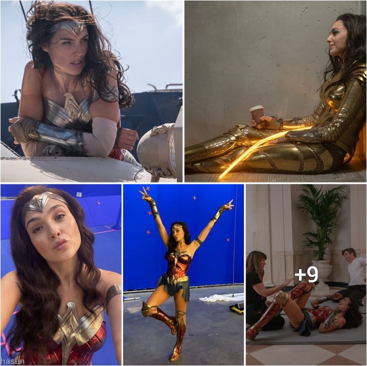 Exclusive Look at Gal Gadot’s Behind-the-Scenes Moments on the Set of Wonder Woman 1984