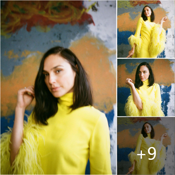 Yellow Dress Glow: Gal Gadot’s Natural Beauty Shines Without Makeup