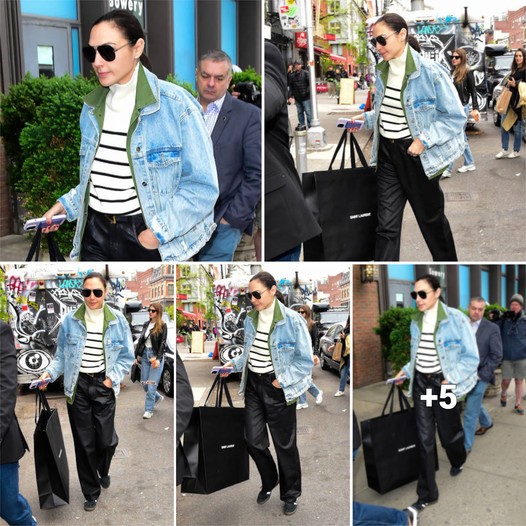 Gal Gadot Stuns in Soho: A Glamorous Walk Through New York City’s Trendy Neighborhood ‎