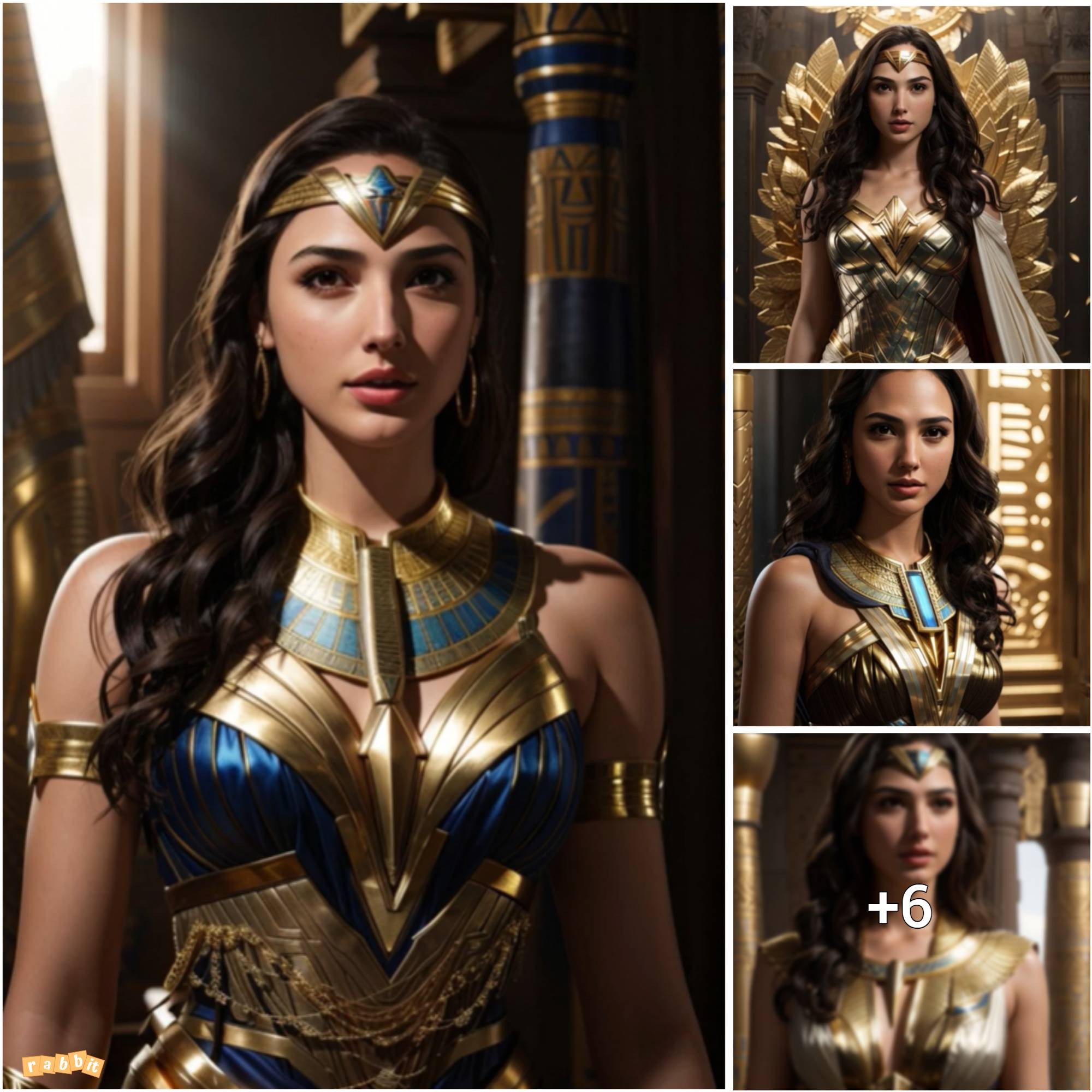 Gal Gadot Transcends Time and Culture as an Enchanting Egyptian Goddess through AI