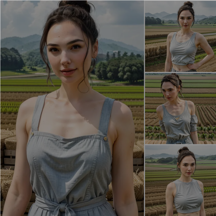 Gal Gadot’s Graceful Visit to the New Wheat Fields in Simple Attire