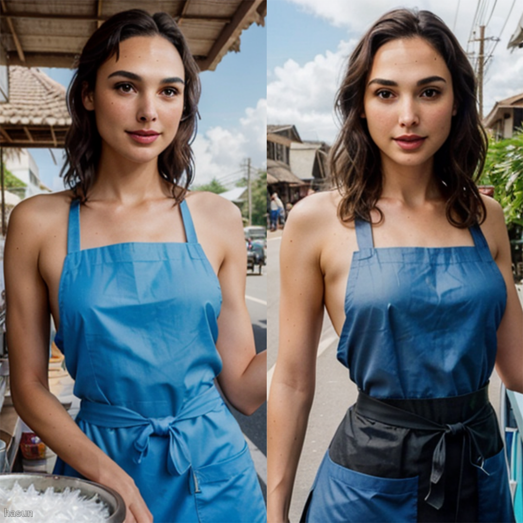 From Hollywood Star to Street Vendor: Gal Gadot Struts in a Black Apron, Peddling Sticky Rice