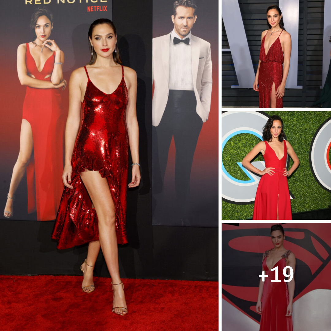 Gal Gadot In Red Outfits Is A Sight Worth Watching