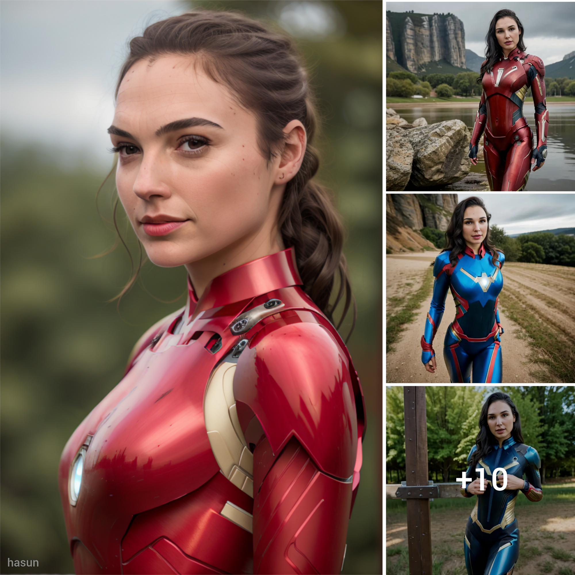 Gal Gadot Unleashes Power: The Astonishing Fusion of Wonder Woman and Iron Man