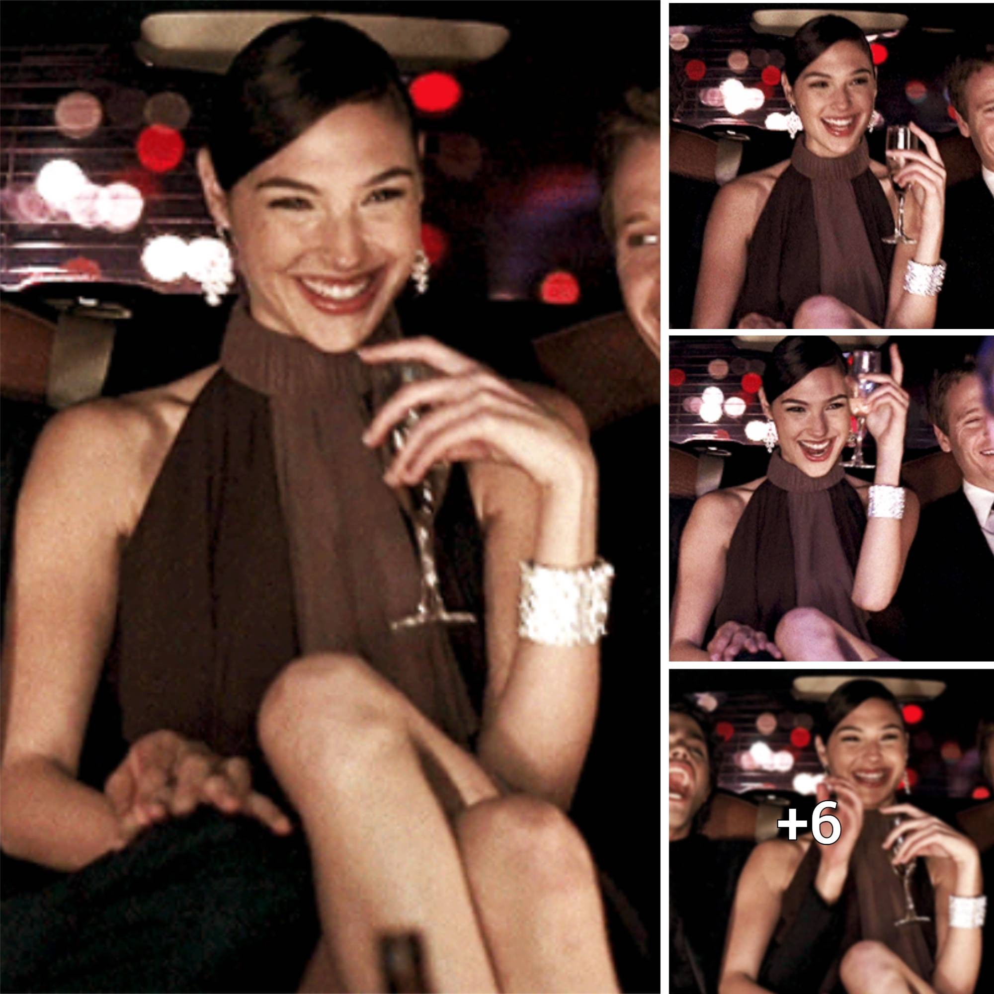 Gal Gadot’s Radiant Charisma Shines Through: A Captivating Moment Behind the Wheel