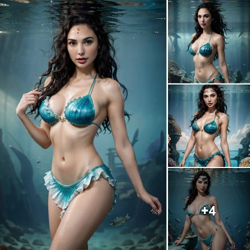 A Magical Metamorphosis: Gal Gadot’s Dive into Atlantis as the Enchanting Mermaid Queen