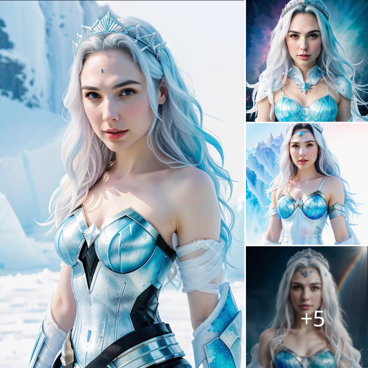 “Gal Gadot transforms into a seductive Ice Goddess” ‎