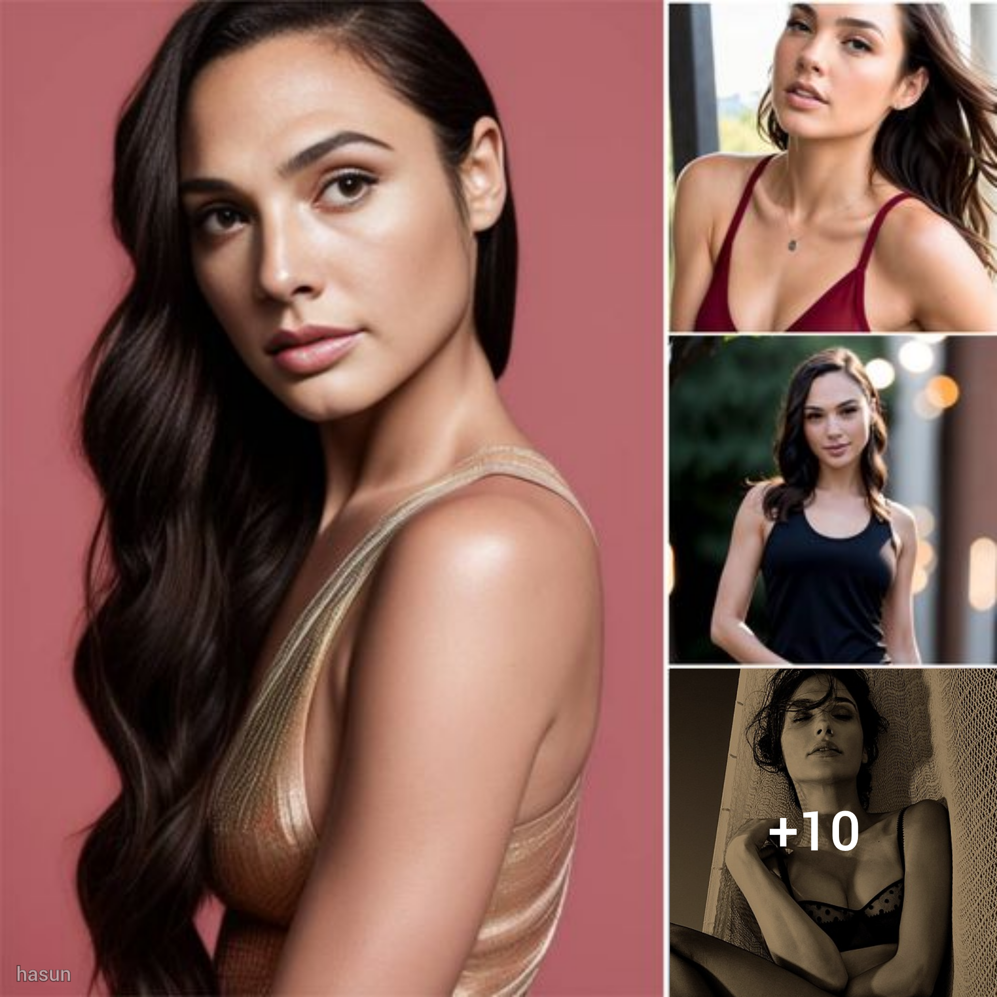 Unleashing Her Inner Heroine: Gal Gadot Mesmerizes in Alluring Lingerie and Stockings for a Captivating Photoshoot