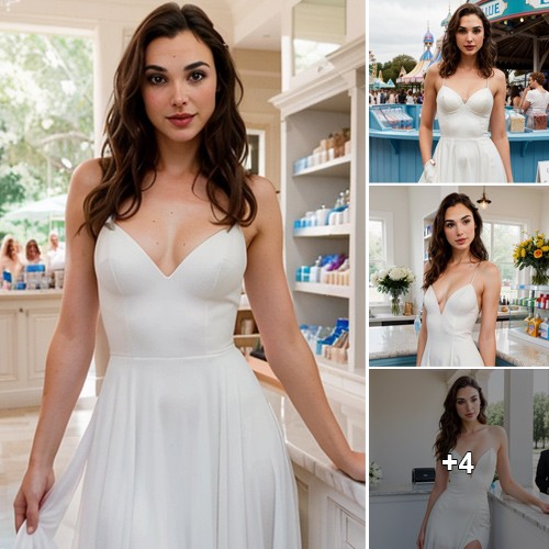 Captivating Sophistication: Gal Gadot’s Radiant Aura in a Dazzling Ivory Dress