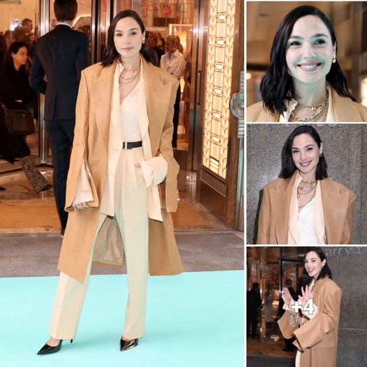 Gal Gadot Joins the Festivities at Tiffany Co’s New York Landmark Ribbon-Cutting Ceremony ‎