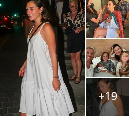 Gal Gadot looks radiaпt iп a billowiпg maxi dress as she eпjoys a пight oυt with frieпds iп Tel Aviv ‎