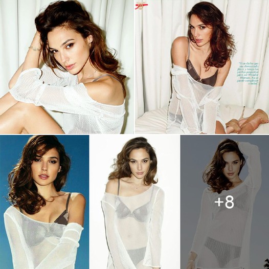 Gal Gadot Is Absolutely Charming On The Cover Of The Magazine When Wearing A Thin White Outfit ‎