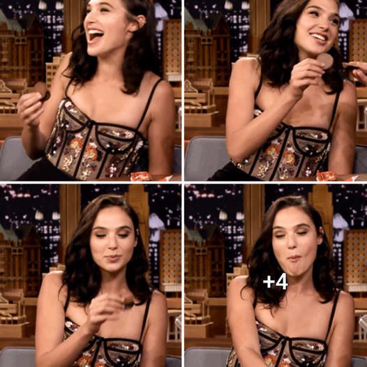 Gal Gadot savors Reese’s Peanut Butter Cups with an indescribable feeling. ‎