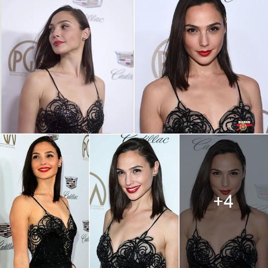 Gal Gadot’s Effortlessly Chic Black Lace Ensemble Leaves Fans in Awe ‎