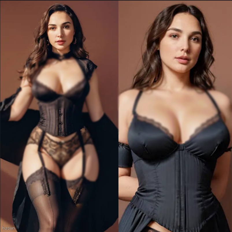 The Enchanting Charisma of Gal Gadot in a Midnight Fantasy