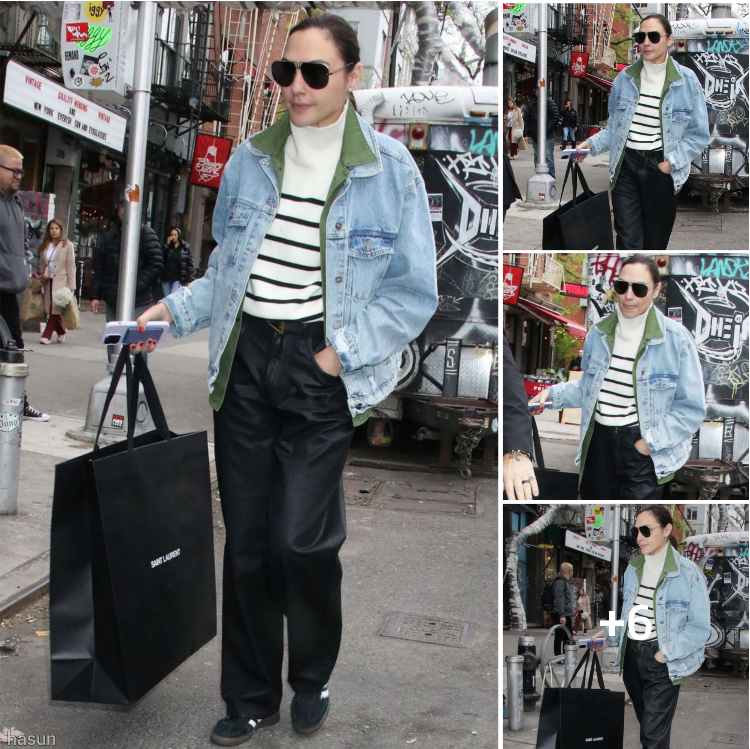 Stylish Adventure: Gal Gadot’s Shopping Spree at Saint Laurent, NYC